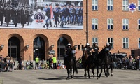 Pokazy wyszkolenia pododdziałów konnych z Komend Wojewódzkich Policji w Szczecinie oraz w Poznaniu.